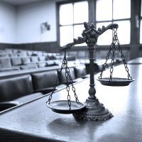 Decorative Scales of Justice in the Courtroom: Immigration Law appeals