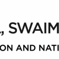 Logo with black text 'SWAIM' and subtitle.