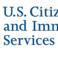 U.S. Citizenship and Immigration Services logo text.